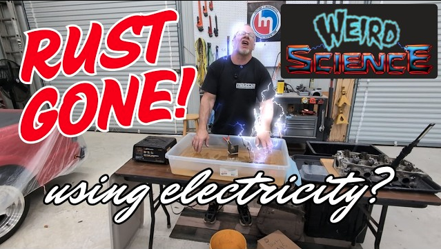 Electrolysis Rust Removal: Saving Rusty Engine Camshafts